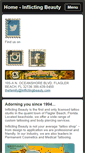 Mobile Screenshot of inflictingbeauty.com